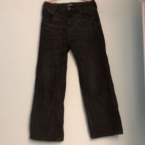 Old Navy Black Baggy Wide Legged Girls Jeans Size 12